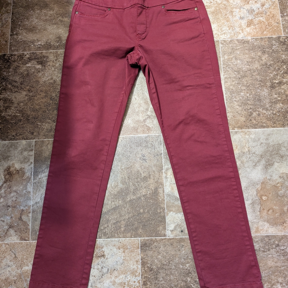 Aventura Deep Red Organic Pants